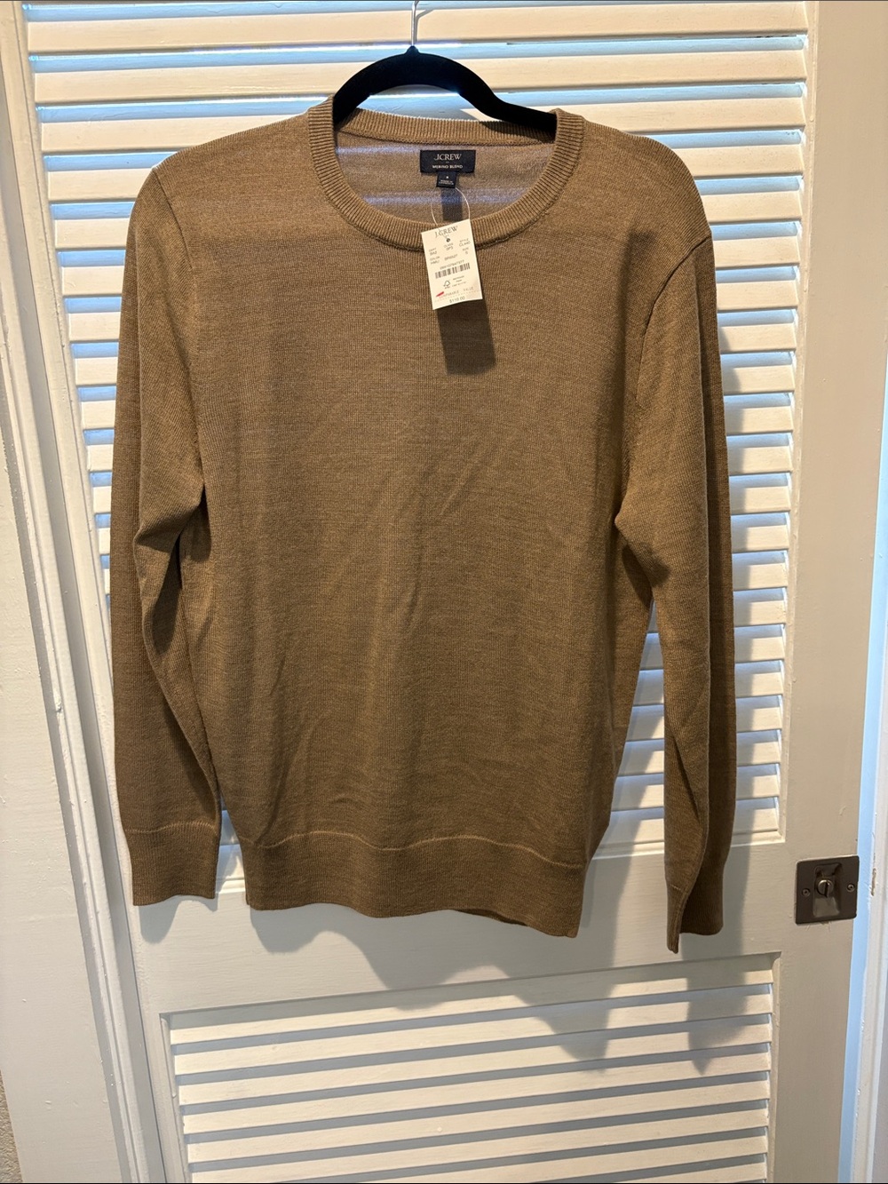 Men’s J Crew Factory Merino Wool Blend Crewneck Sweater NWT